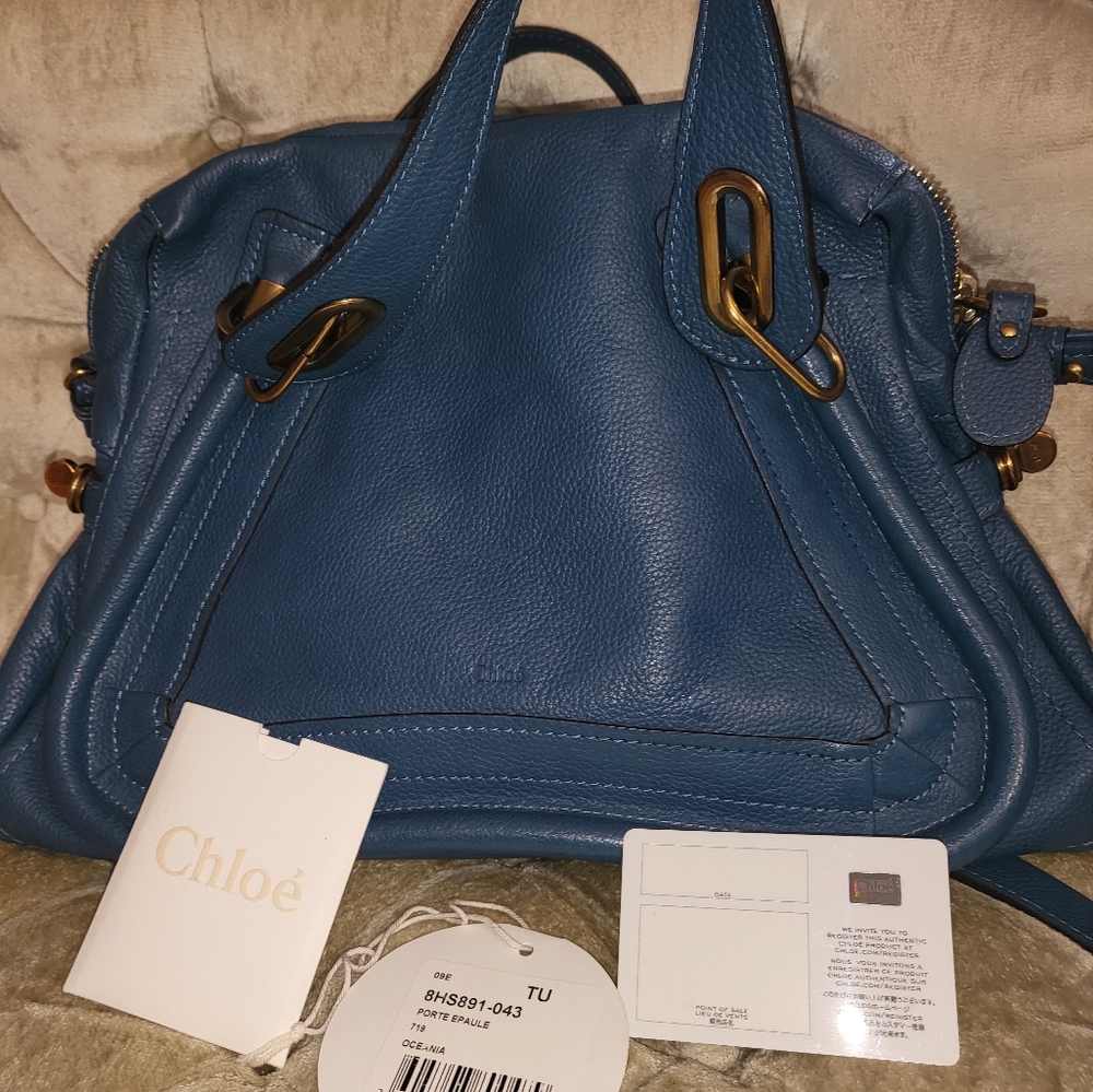 (SOLD)Authentic Chloe Paraty medium satchel bag - Picture 6 of 13